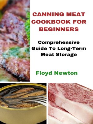 cover image of CANNING MEAT COOKBOOK FOR BEGINNERS